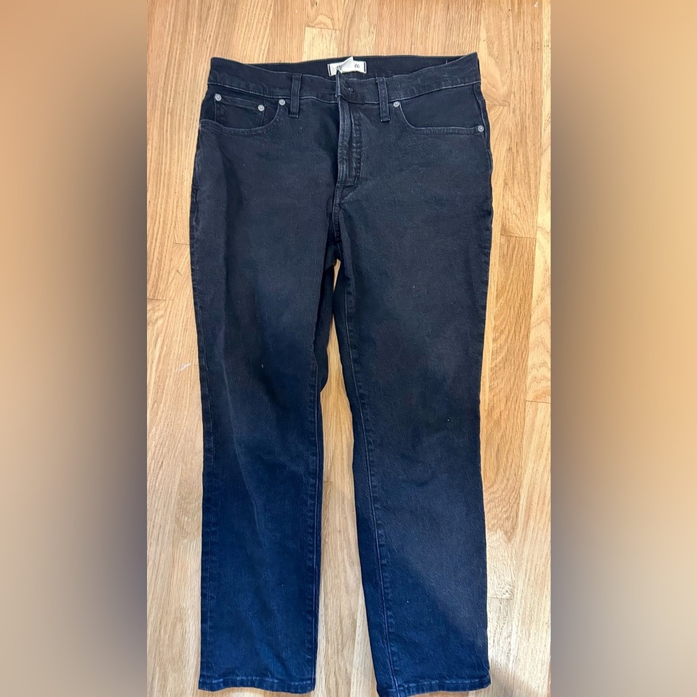 Madewell mid rise perfect vintage jean size 30 black